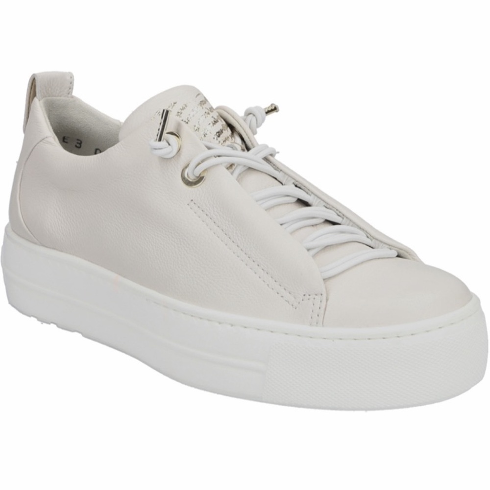 Ivory Leather Sneakers